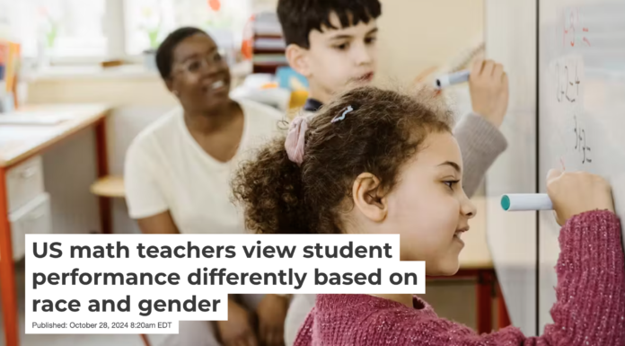 Teachers hold different views on why girls are good at math than they do for boys. Maskot via Getty Images
